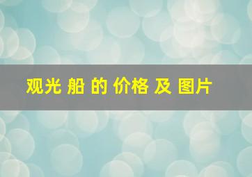 观光 船 的 价格 及 图片